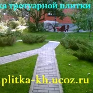Укладка тротуарной плитки в Харькове