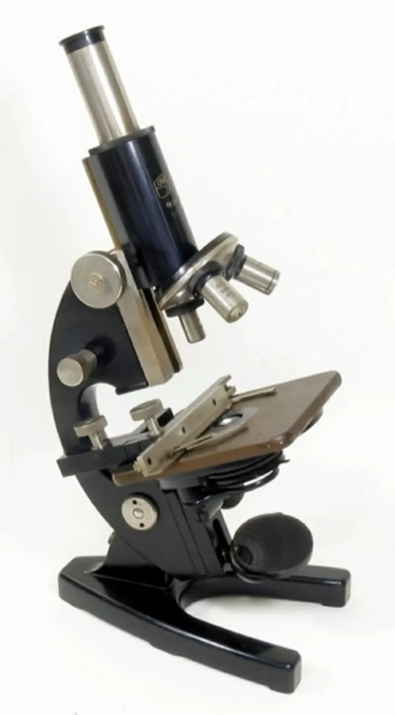 Антикварный микроскоп Carl Zeiss Jena Microscope