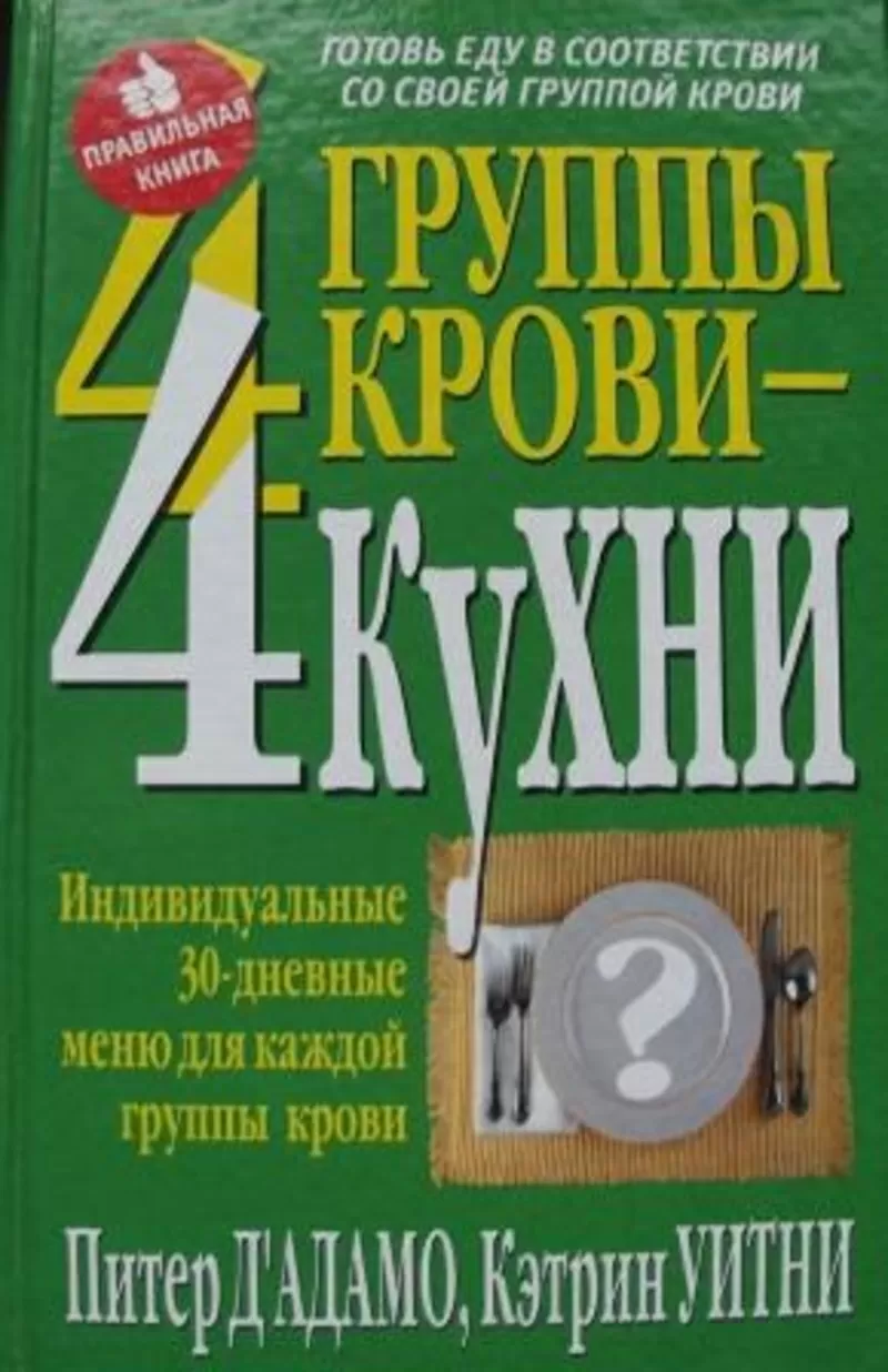 4 группы крови – 4 кухни