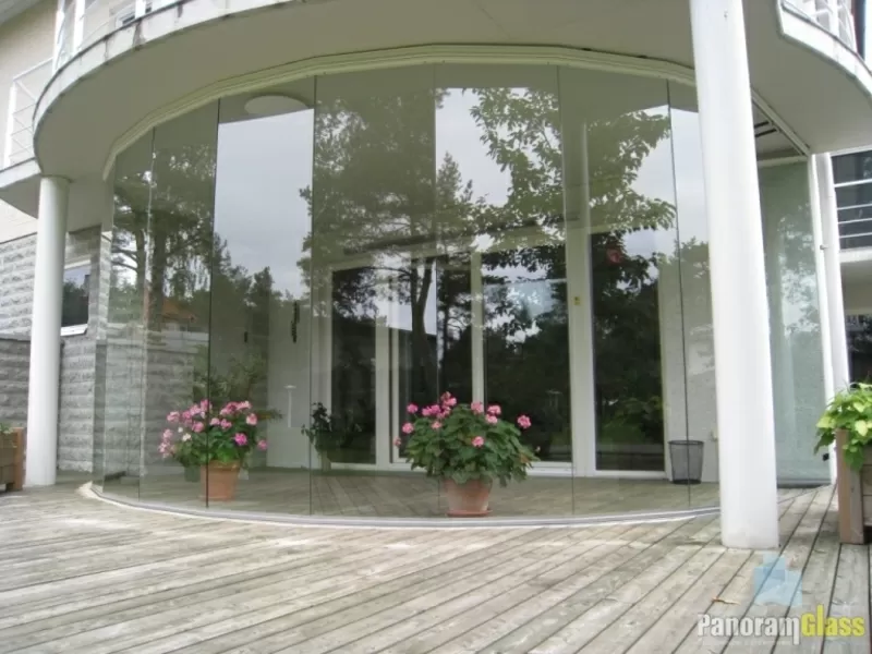 Фасадное безрамное остекление от производителя PanoramGlass 3