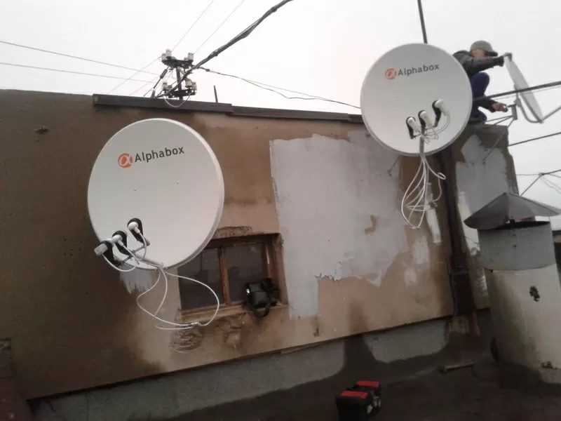 Спутниковое ТВ в Алчевске,  Перевальске. Установка антенн. Прошивка. 3